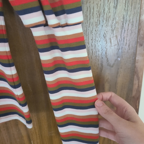 Veronica Beard Jeans Striped Puff Shoulder Top in Size XS - Picture 5 of 9